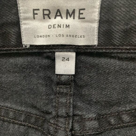 FRAME Denim Mini Skirt Embellished Size 24 - Picture 6 of 12